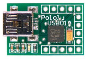 Це ключовий компонент нашого   USB-серійний адаптер Pololu   :